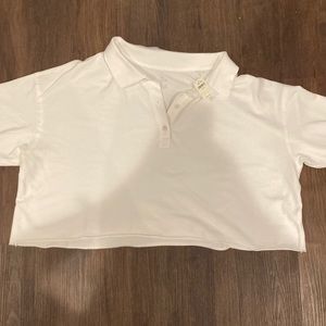 Aerie offline cropped oversized tee